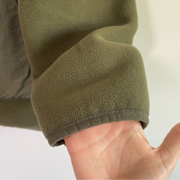 Te Verde green button down fleece jacket size large - Picture 4 of 7